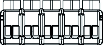 Cu-Abzweigklemme 1,5-6qmm 1,5-4qmm blank Schraubverb