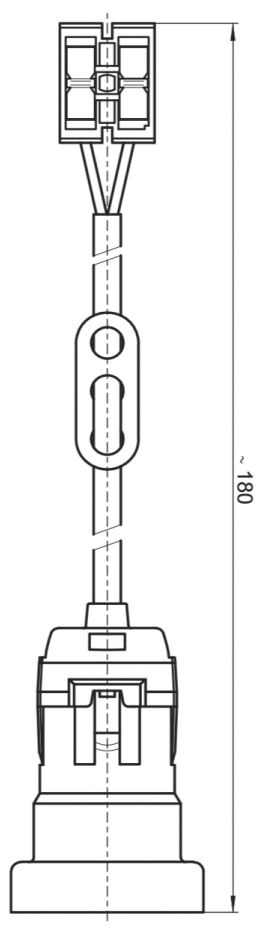 Baustellenfassung sw E27 Kst Schraubbef