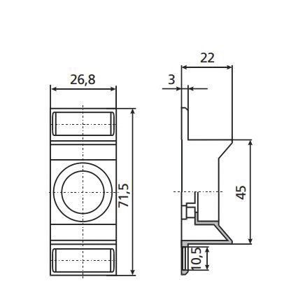 D0-Sicherungssockel 1p D01 REG 16A 400V Kst