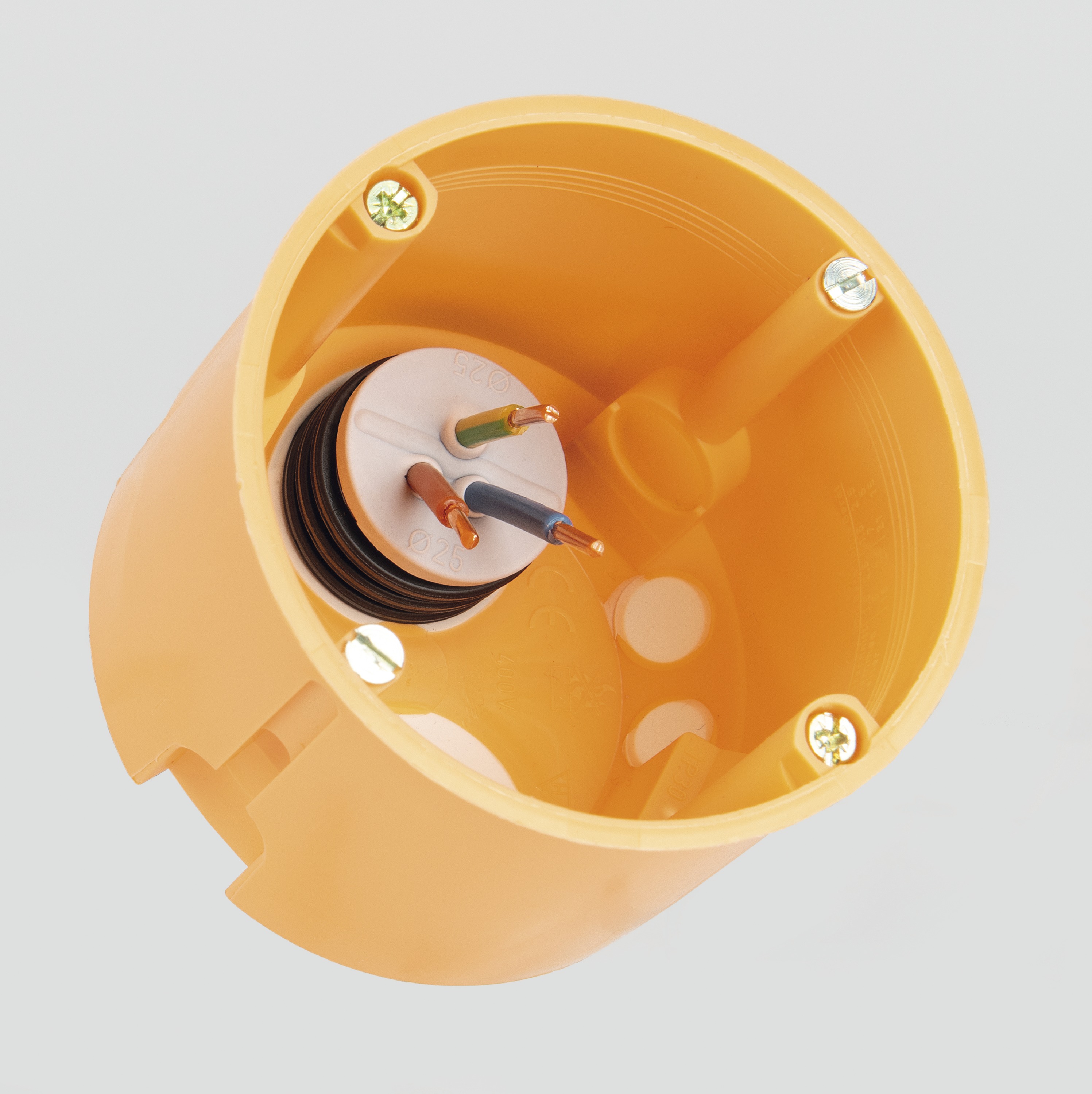 Verbindungsdose HW luftd Ø68x61mm Kst IP30 Ger/VerbDose/kast rnd