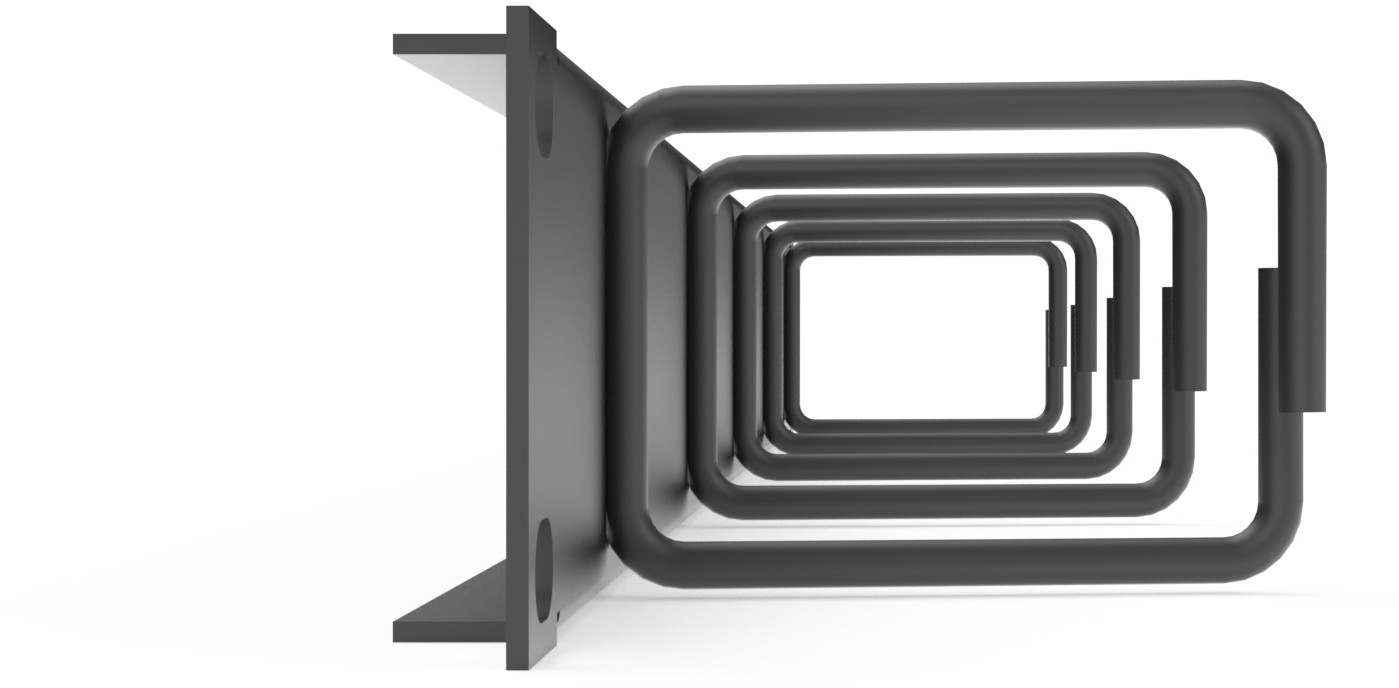 Kabelführungspanel Metall 482,6mm B482mm 1HE sw