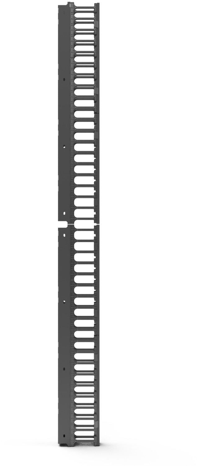 Verdrahtungskanal sw 167x88x1777mm m.OT hfr Bodenl