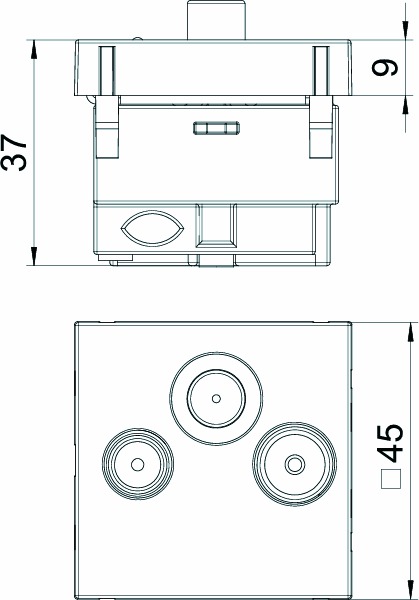 Stichdose Sat/BK 3f 1dB/860 2dB/2150