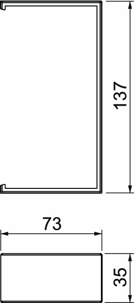 Stoßabdeckung GEB-K Kst SIGNA BASE 130mm rws selbstkleb unbeh RAL9010 hfr