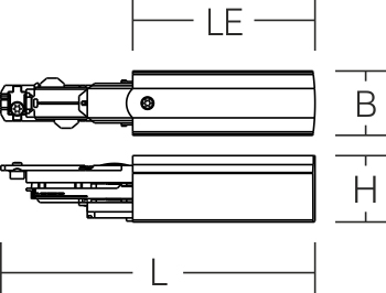 End-Einspeisung gr 3p 120mm