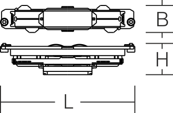 Kupplung/Verbinder ger gr 3p 85mm