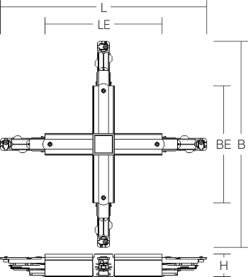 Kupplung/Verbinder X ws 3p 200mm