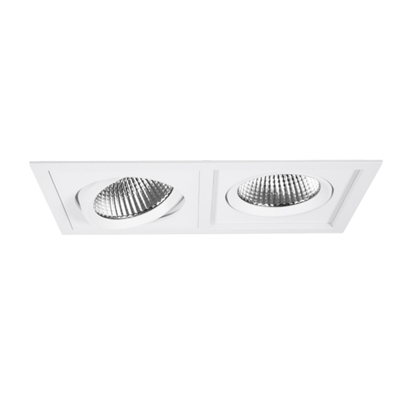 LED-Einbaustrahler 27W Scene 1 4000K ST 2880lm Konv 1LED IP20 ws mt Ø/EB100-0mm