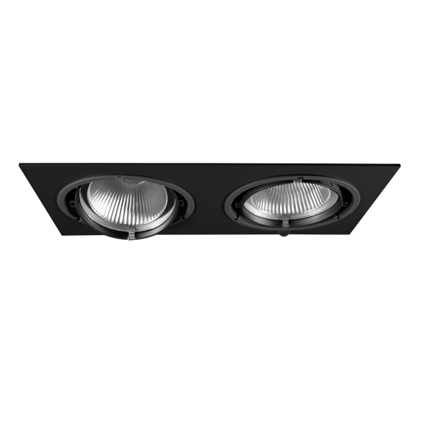 LED-Einbaustrahler 27W Scene 6 4000K ST 2850lm Konv 1LED IP20 sw mt Ø/EB154-0mm