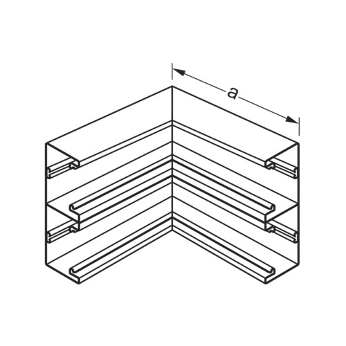 Inneneck GEB-K Kst UT 210x68mm lgr unbeh RAL7035