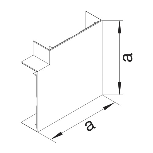 Flachwinkel GEB-K HFT 68x210mm Kst hfr alu-look aluminiumlook nass_lack