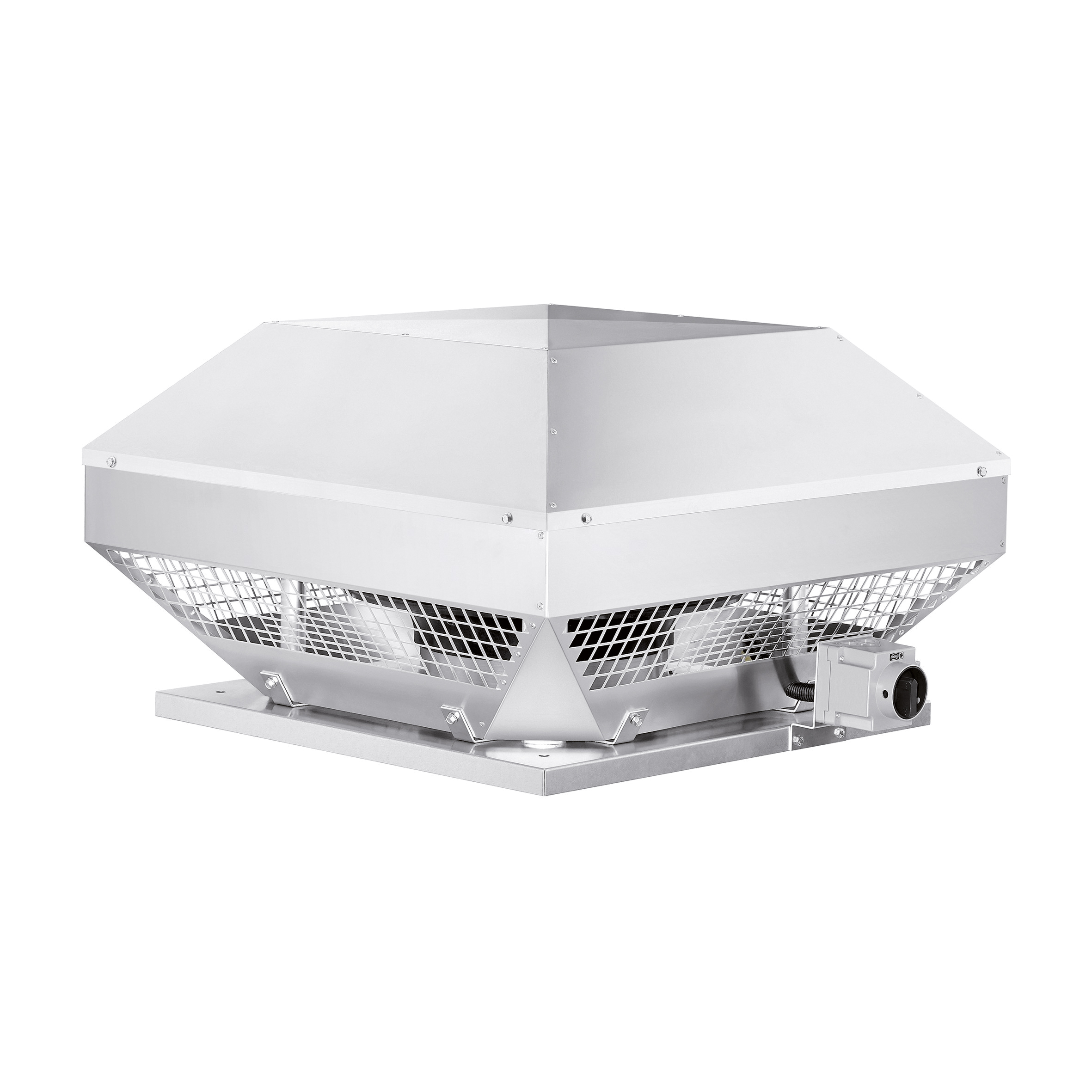 Dachventilator Ø355mm 230V 4480cbm/h Alu 520W -20-70°C IP54 50Hz