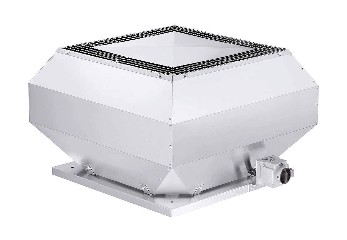 Dachventilator Ø630mm 400V 15050cbm/h 2380W -20-55°C Alu IP54 50Hz