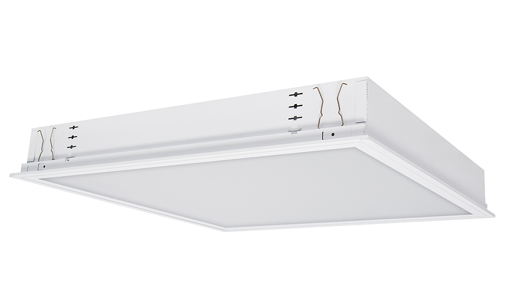 LED-Deckeneinbauleuchte 19W 3000K 2015lm ws Konv Dimmung DALI IP54 622x622x90mm