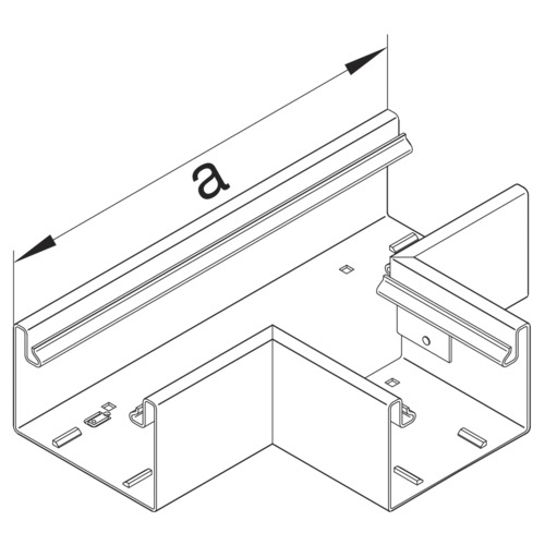 T-Stück GEB-K 100x130mm UT/OT ST natur g/vz