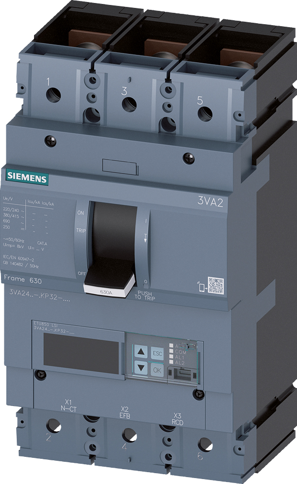 Leistungsschalter 630A 3p opt.Motorantr IP40 Motorantrieb optional Festeinbau