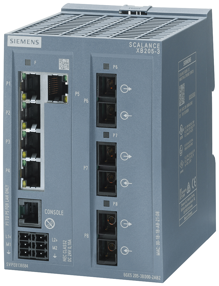 Switch Hutschiene 5x10/100Mbps Managebar Layer 2