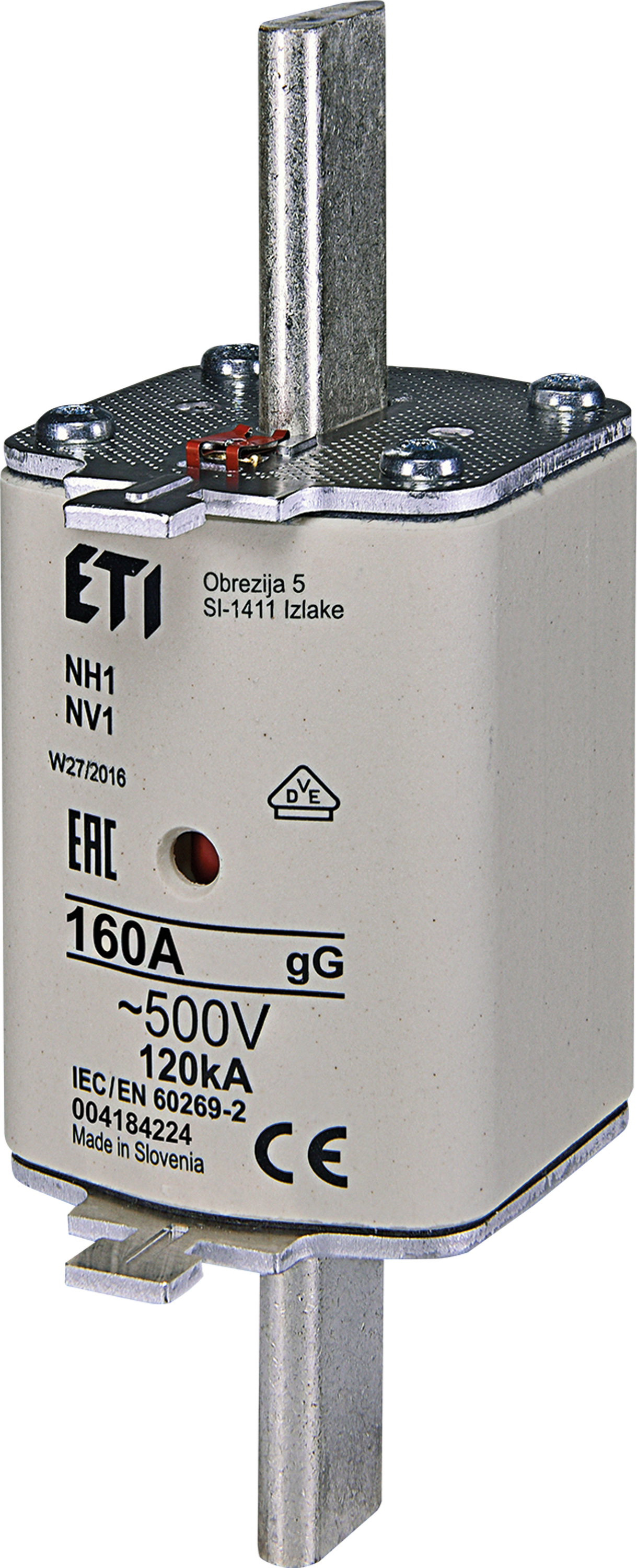NH-Sicherungseinsatz 224A NH1 690VAC gG Kombik
