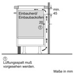 Induktionsfeld autark 912x520mm