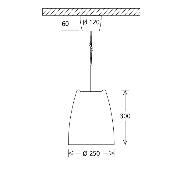 LED-Pendelleuchte 21W Terso 4000K 1760lm sw 1LED LED nicht austauschbar sym IP20