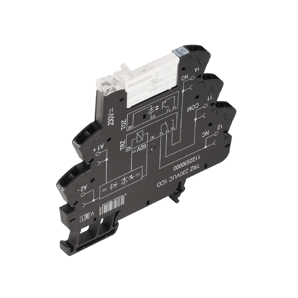 Schaltrelais 207-253V/AC 1W IP20 6,4x90,5x87,8mm Federzugans