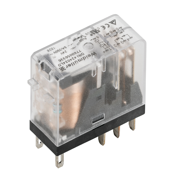 Schaltrelais 2W IP20 13x31x28mm Steckanschl