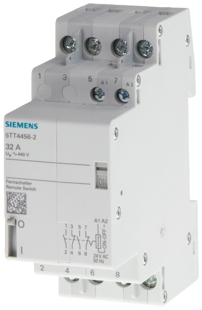 Stromstoßschalter 24VAC 2TE 32A 230-400V REG T73mm mech.Schalt