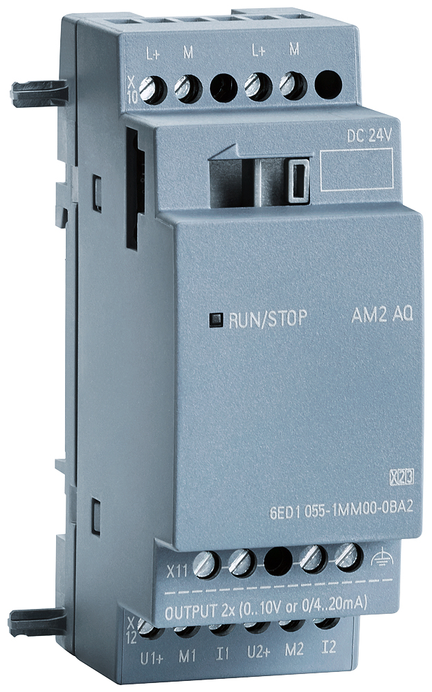 SPS-Analoges E/A-Modul LOGO! 2Ausg Strom Ausg.Spg Spannung Schraub