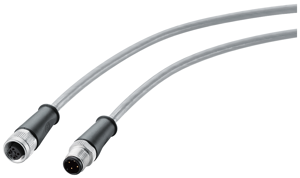 Sensor-Aktorkabel 4p 2m M12 Male ger M12 PVC Polyvinylchlorid (PVC)