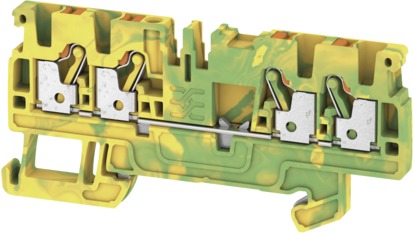 Schutzleiter-Reihenklemme 0,5-2,5qmm gn/ge 1Etage APL_erf. Hutschiene TH35