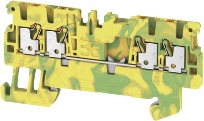 Schutzleiter-Reihenklemme 0,5-1,5qmm gn/ge 1Etage APL_erf. Hutschiene TH35