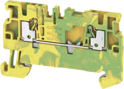 Schutzleiter-Reihenklemme 0,5-1,5qmm gn/ge 1Etage APL_erf. Hutschiene TH35