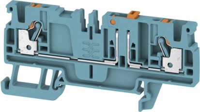 Trennreihenklemme bl 0,5-2,5qmm Prüfb 20A Mit integrierter Prüfbuchse 1Etage