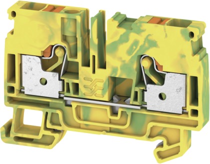 Schutzleiter-Reihenklemme 0,5-6qmm gn/ge 1Etage APL_erf. Hutschiene TH35