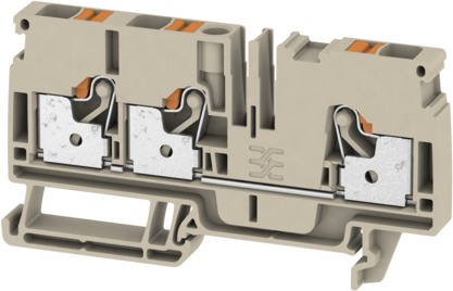 Reihenklemme 0,5-2,5qmm 1Etage 3kl bg 41A Hut-/G-Schiene TH35/G32
