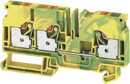 Schutzleiter-Reihenklemme 0,5-6qmm gn/ge 1Etage APL_erf. Hutschiene TH35