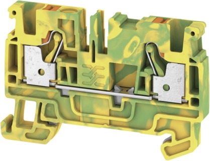 Schutzleiter-Reihenklemme 0,5-4qmm gn/ge 1Etage APL_erf. Hutschiene TH35