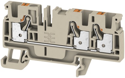Reihenklemme 0,5-4qmm 1Etage 3kl bg 32A TS35 Hutschiene TH35