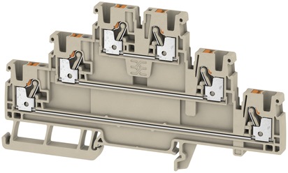 Reihenklemme 0,5-2,5qmm 3Etagen 2kl bg 21A TS35 Hutschiene TH35