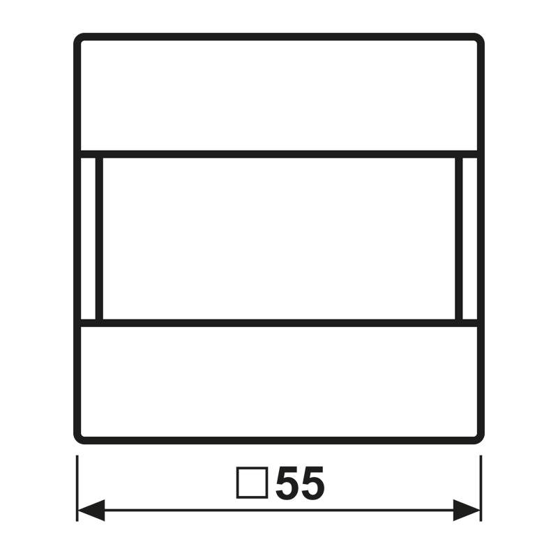 Bewegungsmelder-Bus KNX AS UP cws 0-180° v6° 1,1m Reichweite: 8m