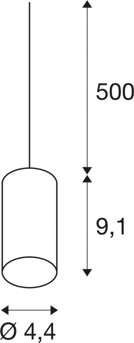 Leuchtenpendel sw E27 Alu Schraubbef