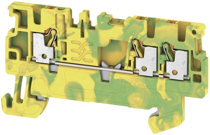 Schutzleiter-Reihenklemme 0,5-1,5qmm gn/ge 1Etage APL_erf. Hutschiene TH35