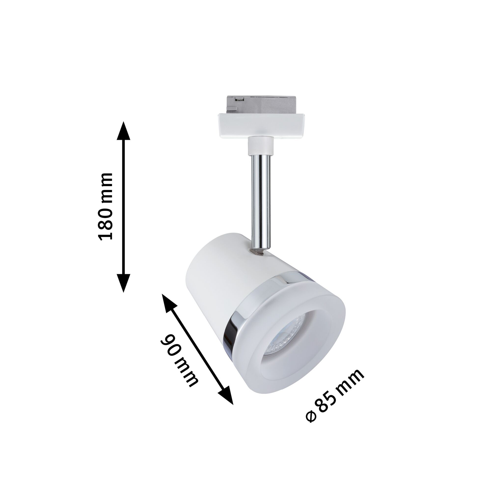 Schienenstrahler 10W Cone GU10 ws mt ST IP20 1Ph