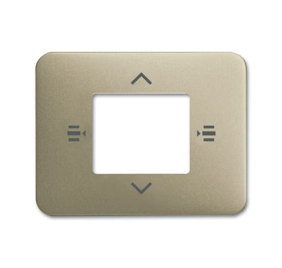 Zentralplatte Schalter palladium glz div.Symbole