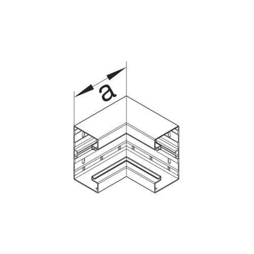 Inneneck GEB-K Kst HFT 100x65mm gra-sw unbeh gra/sw