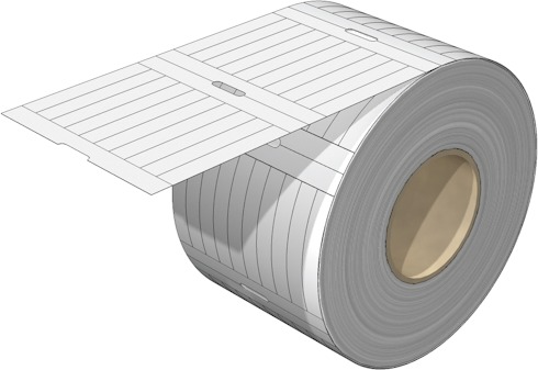 Kabelmarkierung ws Kabel Ø16-0mm Kst 40x6,3mm Mit Textfeld steck