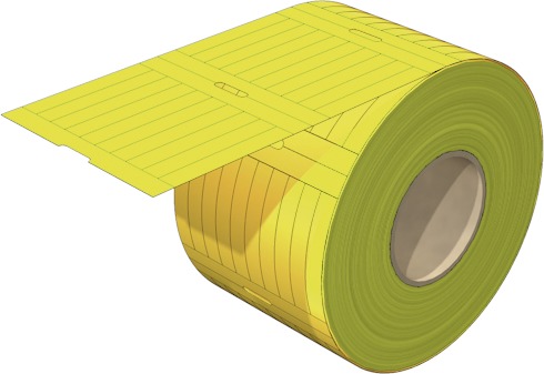 Kabelmarkierung ge Kabel Ø16-0mm Kst 40x6,3mm Mit Textfeld steck