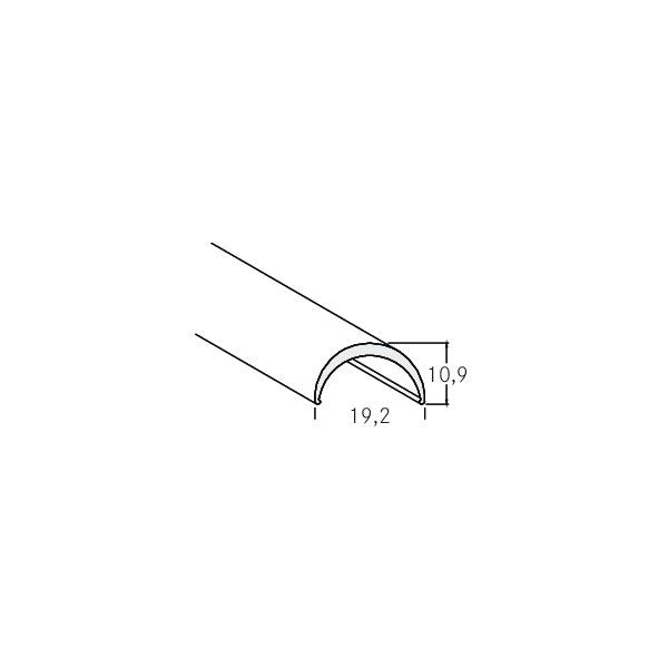 Abblendung ws sym direkt Kst 2000x19,2x10,9mm