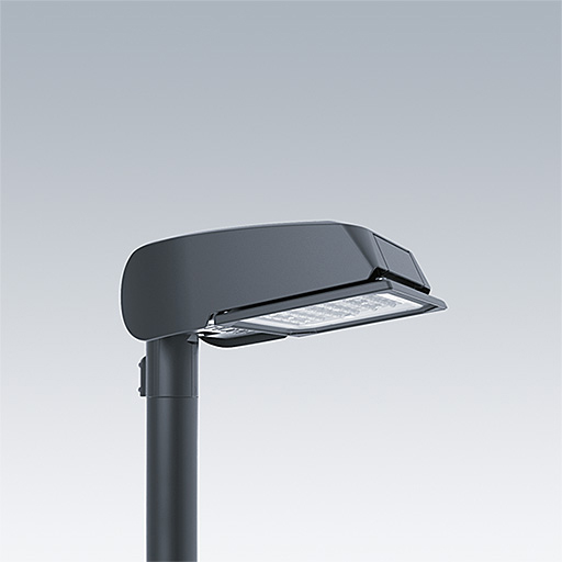 LED-Straßenleuchte 27W CiviTEQ Aufs/Ans 60mm 3000K 3732lm anth EVG Alu Gl_tr II