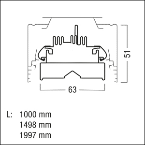 LED-Leuchteneinsatz 23,2W TRINOS 6500K 3690lm 1LED elektr.Trafo IP20 ws